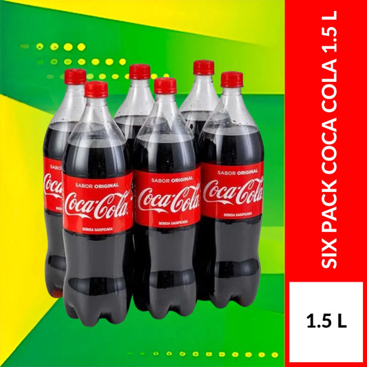 PAQUETE X 6- COCA COLA 1.5 L