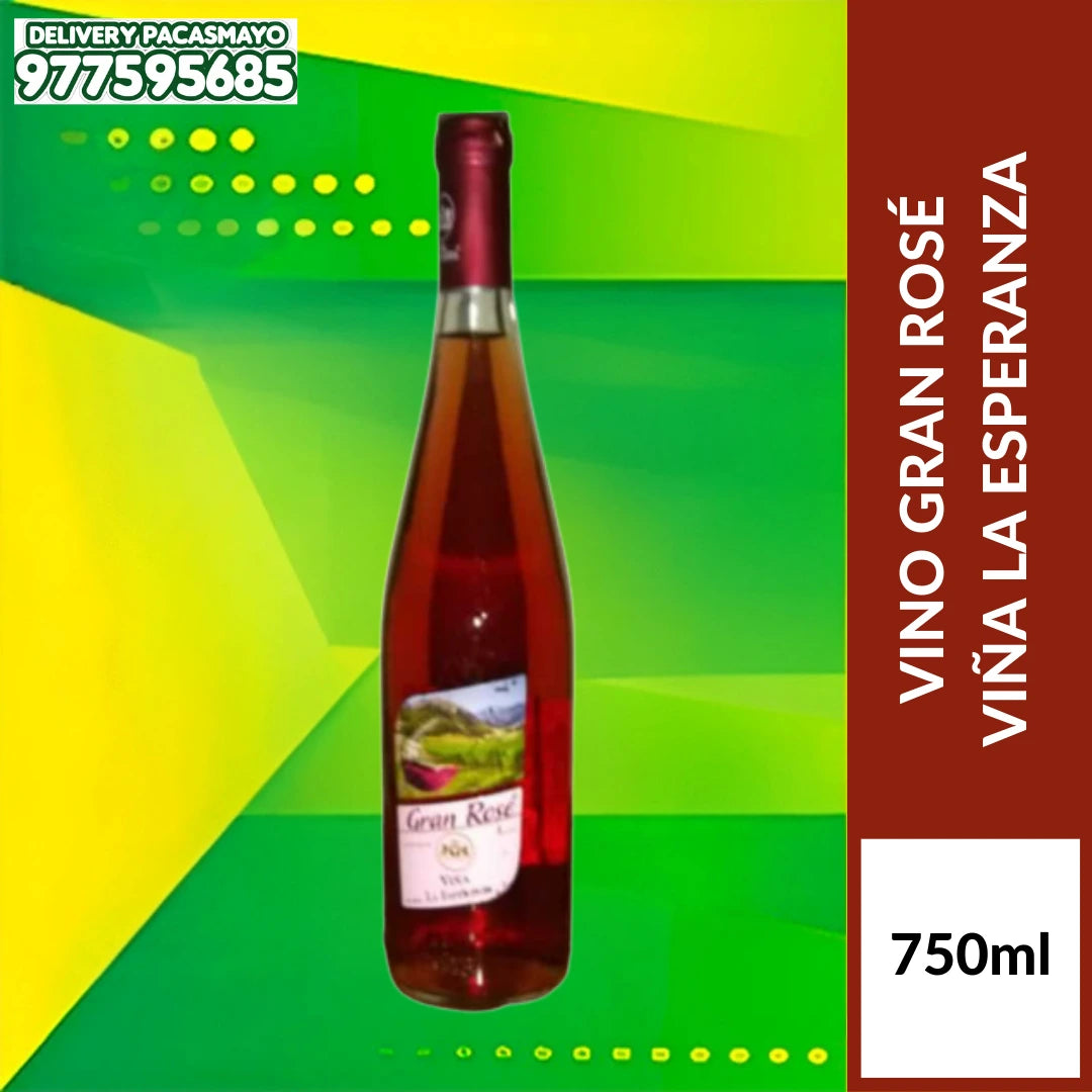 VINO GRAN ROSÉ VIÑA LA ESPERANZA 750 ML