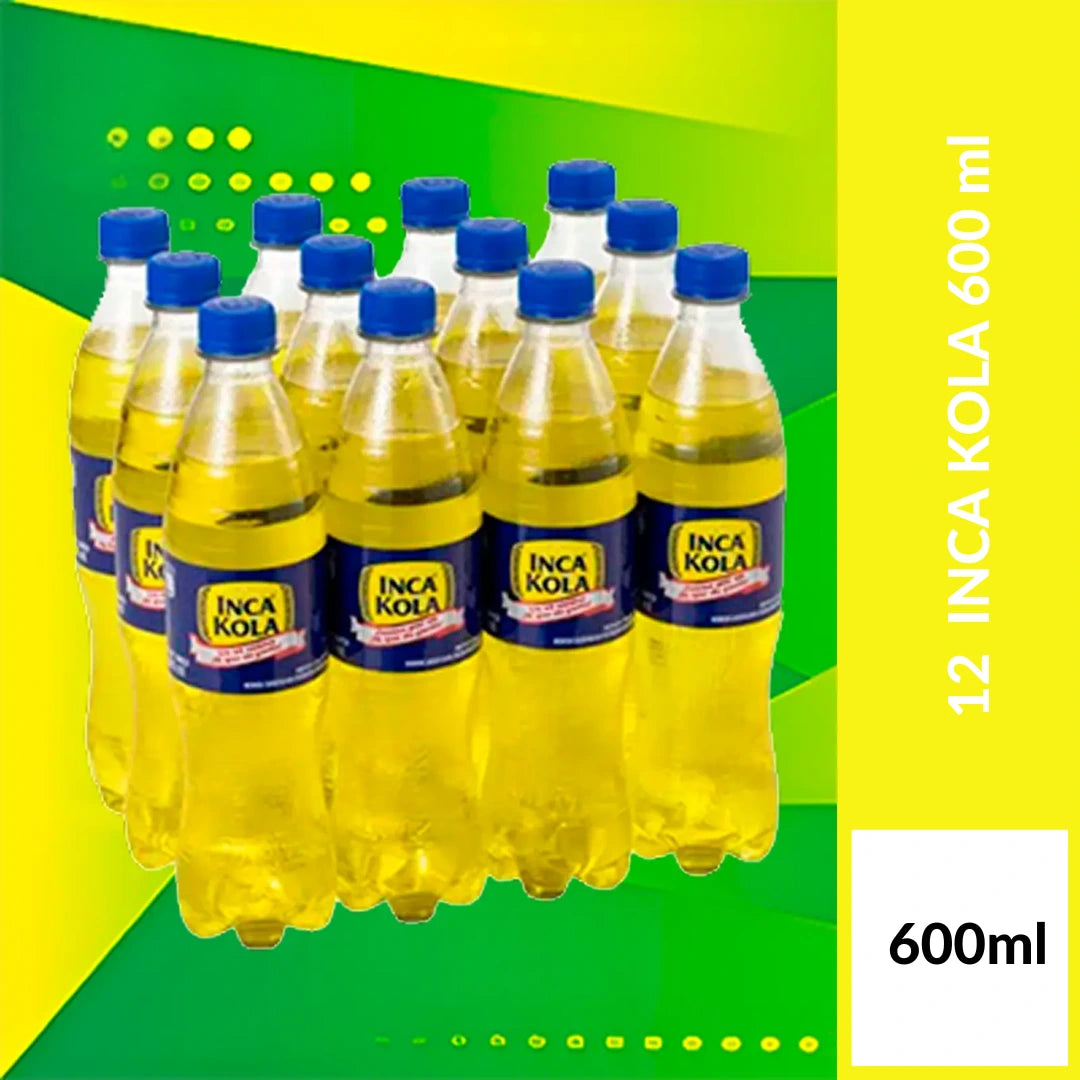 PAQUETE X 12 - INCA KOLA 600 ML