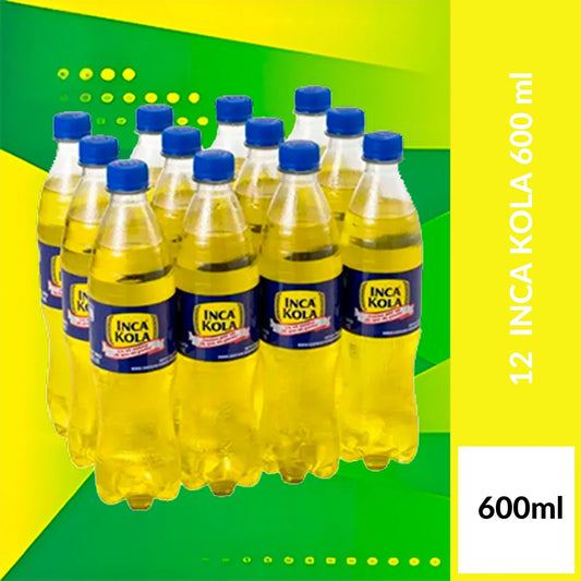 PAQUETE X 12 - INCA KOLA 600 ML