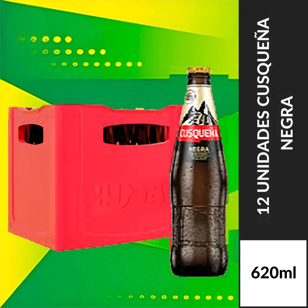 CAJA CUSQUEÑA NEGRA 620 ML
