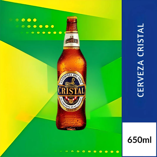 CERVEZA CRISTAL 650 ML